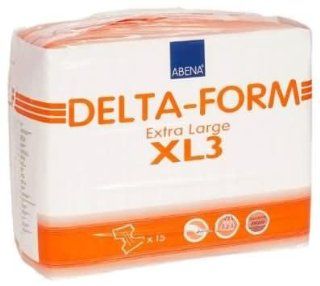 Delta Form 3 Brief   X Large   Fits 40" to 60"   60/Case Health & Personal Care