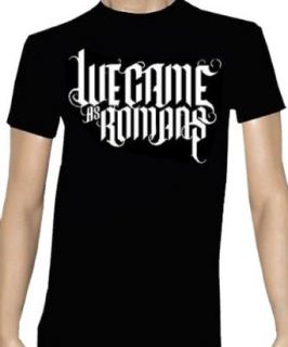WE CAME AS ROMANS   Text Logo   Navy Blue T shirt   size XXL Clothing
