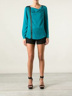 Milly Zip Front Blouse