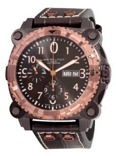 Hamilton Men's H78626583 Khaki Navy BelowZero Black Chronograph Dial Watch at  Men's Watch store.