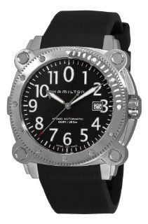 Hamilton Men's H78555333 Khaki Navy BelowZero Black Dial Watch Hamilton Watches