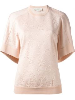 Stella Mccartney Floral Embossed T shirt   Smets
