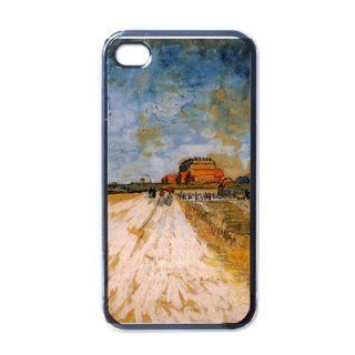 Road Running Beside The Paris Ramparts By Vincent Van Gogh Black iPhone 5 Case Cell Phones & Accessories