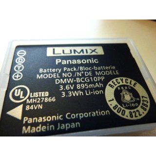 Panasonic DMW BCG10 ID Secured Battery for Select Panasonic Cameras   Retail Packaging  Digital Camera Batteries  Camera & Photo