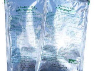 Rhnfried Nifuramycin 2x 25 gr sachets. Against Salmonellosis & Paratyphus. For Pigeons & Birds  Pet Health Care Supplies 