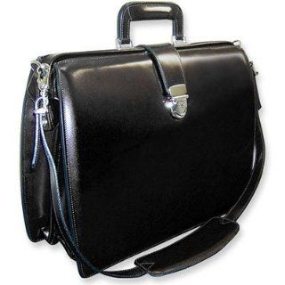 Jack Georges Elements Black w/ shoulder strap Classic Briefbag   JG BK4505ss