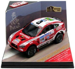 Mitsubishi Racing Lancer #310 G.Spinelli/H.Youssef 2011 Dakar Rally 1/43 Limited Edition 1 of 1099 Produced Worldwidees with Numbered Certificate of Authenticity by Vitesse 43438 Toys & Games