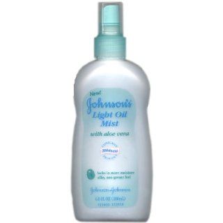 Johnson's Light Oil Mist Which Contains Aloe Vera, 6.8 Fl Oz (6 Pack)  Body Lotions  Beauty