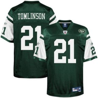 Reebok LaDainian Tomlinson New York Jets Premier Tackle Twill Jersey   Green