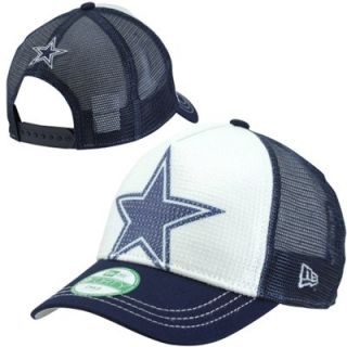 New Era Dallas Cowboys Preschool Girls 9FORTY Sequination Adjustable Snapback Hat   Navy Blue