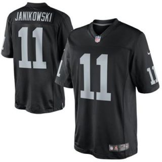 Nike Sebastian Janikowski Oakland Raiders Limited Jersey   Black