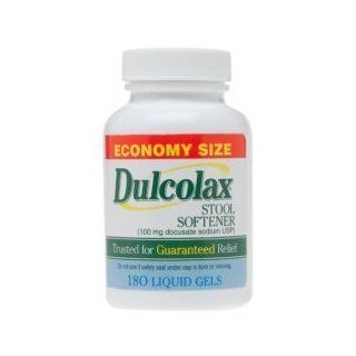 Dulcolax Stool Softener, 180 Liquid Gels, Expiration date May, 2012 Health & Personal Care