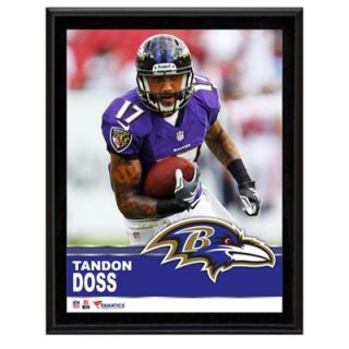 Tandon Doss Baltimore Ravens Sublimated 10.5 x 13 Plaque