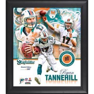 Miami Dolphins Ryan Tannehill Framed Collage with Football
