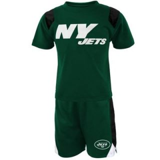 New York Jets Infant T Shirt & Short Set   Green