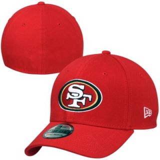 New Era San Francisco 49ers Primary Logo Machine 39THIRTY Flex Hat   Scarlet