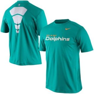 Mens Nike Aqua Miami Dolphins Hypercool Speed Performance T Shirt
