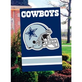 Dallas Cowboys 44 x 28 Team Logo Applique Banner   Navy Blue