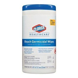 Germicidal Disinfecting Wipes, White, PK 6 Health & Personal Care
