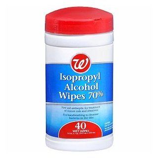  Isopropyl Alcohol 70% Wipes, 40 ea Health & Personal Care