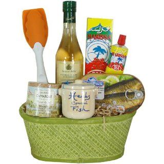 Summery Fish Seasonings Gourmet French Gift Basket, Basic  Gourmet Snacks And Hors Doeuvres Gifts  Grocery & Gourmet Food