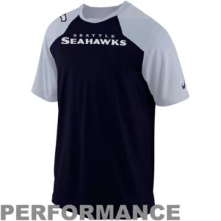 Nike Seattle Seahawks Fly Slant Performance T Shirt   College Navy