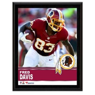 Fred Davis Washington Redskins Sublimated 10.5 x 13 Plaque