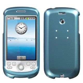 Hard Plastic Snap on Cover Fits HTC myTouch 3G, myTouch 3G (3.5mm jack), myTouch 3G (Fender), G2 Google Metallic Sky Blue T Mobile (does NOT fit HTC myTouch 3G Slide or HTC Mytouch 4G or HTC Mytouch 4G Slide) Cell Phones & Accessories