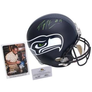 Riddell Percy Harvin Seattle Seahawks Autographed Full Size Replica Helmet   College Navy