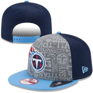 Mens New Era Navy Blue Tennessee Titans 2014 NFL Draft 9FIFTY Snapback Hat
