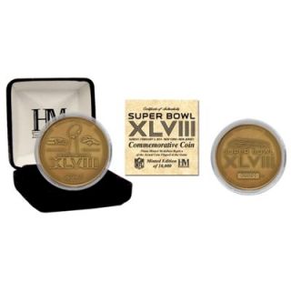 Denver Broncos vs. Seattle Seahawks Super Bowl XLVIII Dueling Bronze Flip Coin
