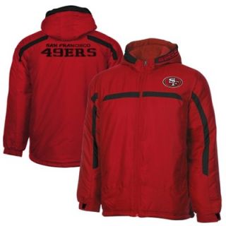 San Francisco 49ers Youth Full Zip Hooded Jacket   Scarlet