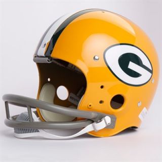 Riddell Green Bay Packers Gold 1961 1979 Throwback Suspension Full Size Helmet