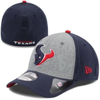 Mens New Era Navy Blue Houston Texans 2014 NFL Draft 39THIRTY Flex Hat