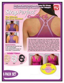 Idea Village Strap Perfect, Assorted Colors, 6 pack and contains 1 package of 24 pieces Health & Personal Care