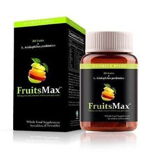 FruitsMax, Multivitamin, Probiotics Supplement, Contains 21 fruits + Acidophilus, 60 Tablets Health & Personal Care