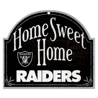 Oakland Raiders 11 x 9 Home Sweet Home Sign