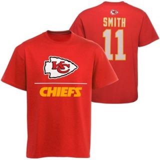 Alex Smith Kansas City Chiefs Aggressive Speed T Shirt   Red