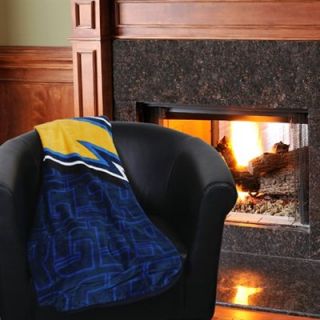 San Diego Chargers 46 x 60 Living Large Micro Raschel Throw Blanket   Navy Blue