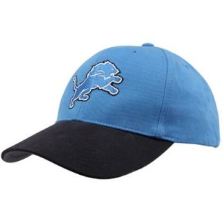 47 Brand Detroit Lions Youth Basic Team Logo Adjustable Hat   Light Blue/Black