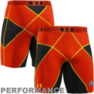 Under Armour 2013 NFL Combine Authentic Coreshort Prima Performance Shorts   Orange/Black