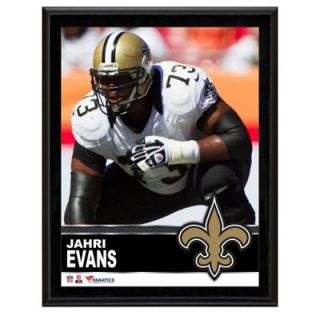 Jahri Evans New Orleans Saints Sublimated 10.5 x 13 Plaque