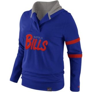 Nike Buffalo Bills Womens Play Action Hooded Top   Royal Blue