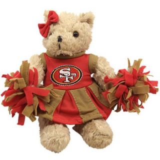 San Francisco 49ers Talking Cheerleader Plush Bear