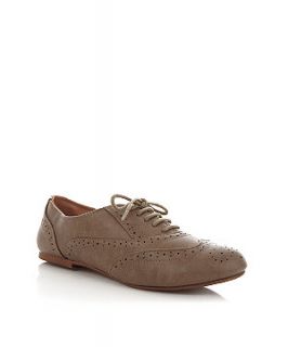 Wide Fit Light Brown Brogues