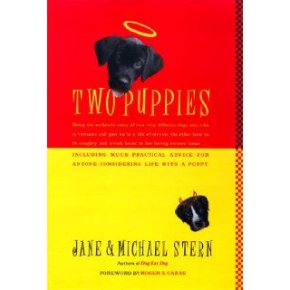 Two Puppies Being the Authentic Story of Two Very Different Young Dogs, One Who Is Virtuous and Goes on to a Life of Service, the Other Born to Be Naughty Jane Stern, Michael Stern 9780684837529 Books