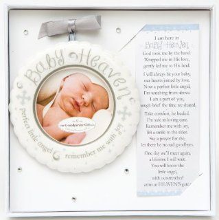 The Grandparent Gift Baby Heaven Miscarriage/Infant Loss Memorial Ornament  Baby Keepsake Frames  Baby