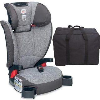 Britax Parkway SG   Belt Positioning Booster Seat with a car seat Travel Bag   Gridline  Child Safety Booster Car Seats  Baby