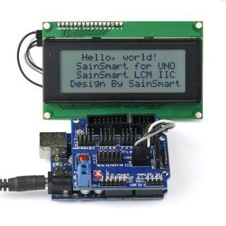 SainSmart C53 Kit with UNO + Sensor V5 + LCD2004 for Arduino UNO R3 MEGA Mega2560 Nano DUE Duemilanove AVR ATMEL Robot XBee ZigBee Computers & Accessories