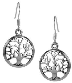 Tree of Life Earrings Sterling Silver Handcrafted By Jewelry Nexus Jewelry